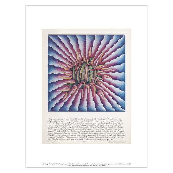 Judy Chicago Peeling Back art print
